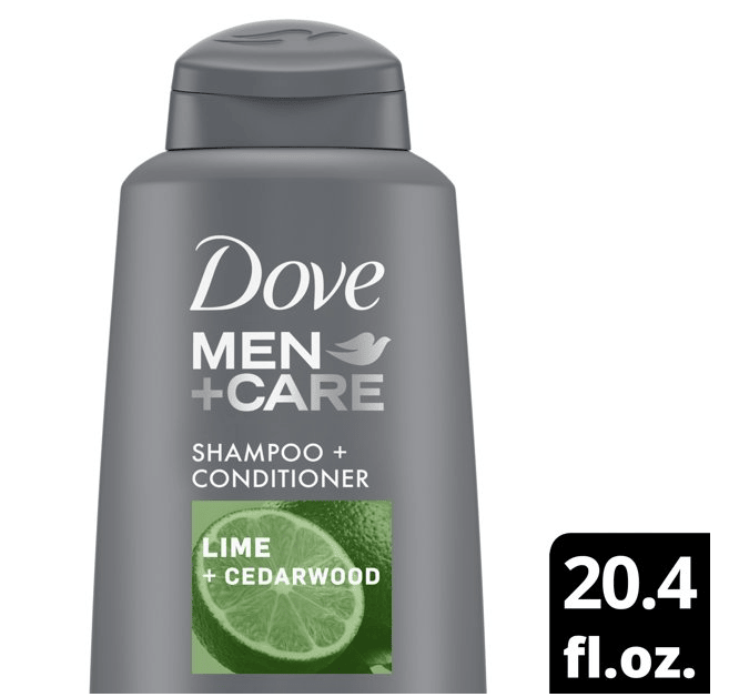 Dove Men+Care Thickening 2 in 1 Shampoo Plus Conditioner with Lime + Cedarwood; 20.4 fl oz