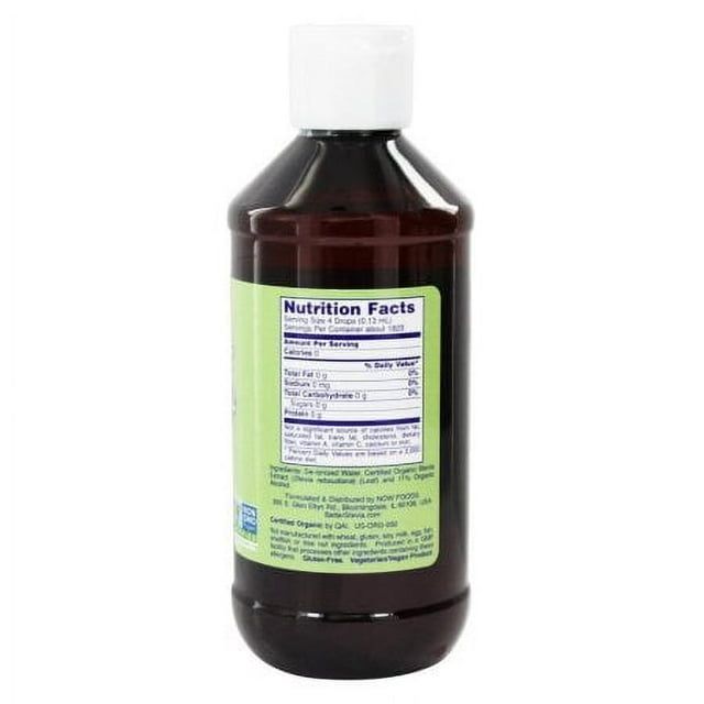 NOW Foods - BetterStevia Organic Liquid Sweetener - 8 fl. oz.