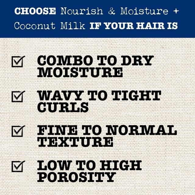 Maui Moisture Nourish & Moisture + Coconut Milk Shampoo for Curly Hair 13 fl oz