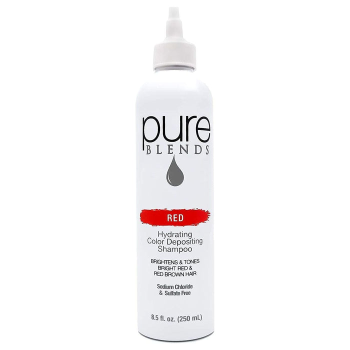 Pure Blends Hydrating Color Depositing Shampoo - Red 8.5 oz