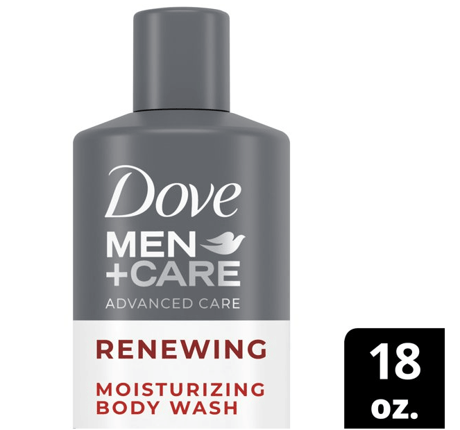 Dove Men+Care Advanced Care Liquid Body Wash Cleanser for Dry Aging Skin; 18 oz