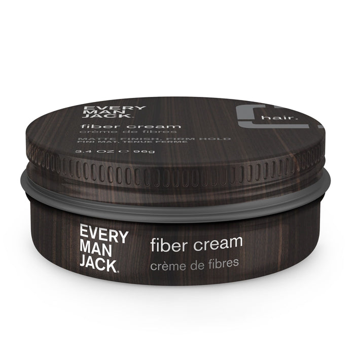 Every Man Jack Matte Finish Hair Styling Fiber Cream for Men, Naturally Derived, 3.4 oz