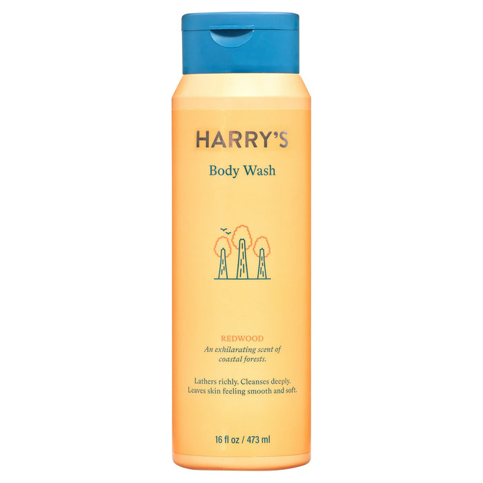 Harry's Men's Cleansing Body Wash, Redwood Scent, 16 fl oz