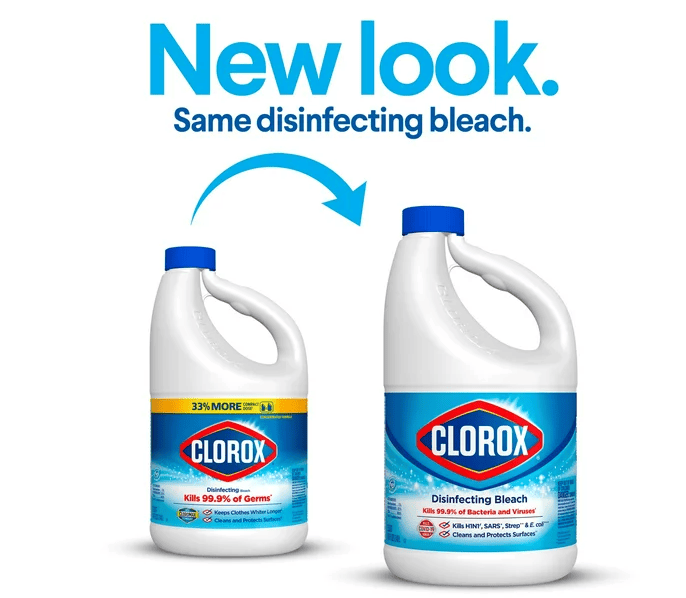 Clorox Disinfecting Bleach; Regular (Concentrated Formula) - 81 Ounce