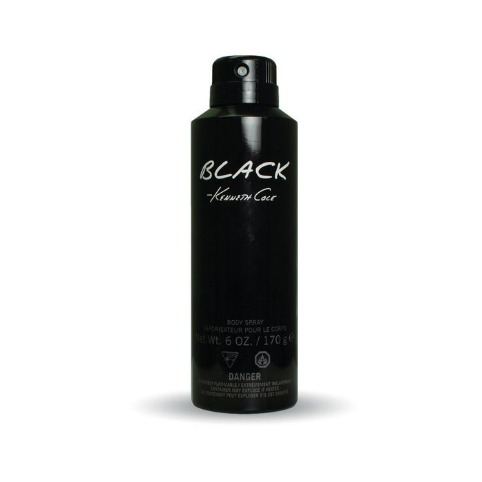 Kenneth Cole Black Body Spray for Men, 6 oz