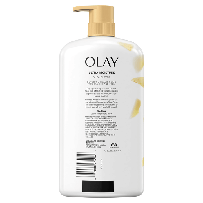 Olay Ultra Moisture Body Wash with Shea Butter, 30 fl oz