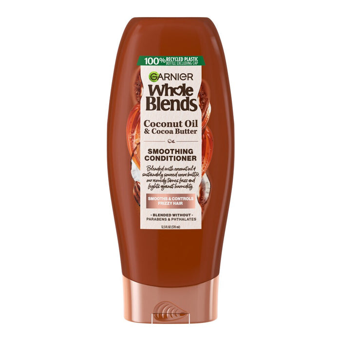 Garnier® Whole Blends™ Smoothing Conditioner – Coconut Oil &amp; Cocoa Butter (12.5 fl oz)