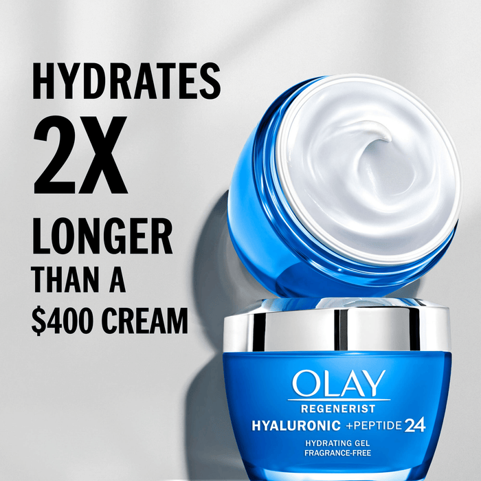 Olay Skincare Regenerist Hyaluronic + Peptide 24 Duo Pack, Soothes Dryness, Skin Care Gift Set, 5/1.7 oz