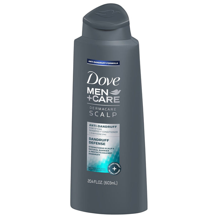 Dove Men+Care Dermacare Scalp Dandruff Defense Shampoo and Conditioner, 20.4 fl oz