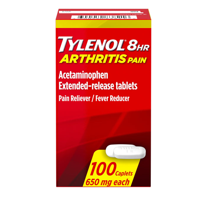 Tylenol 8 Hour Arthritis & Joint Pain Acetaminophen Caplets; 100 Count