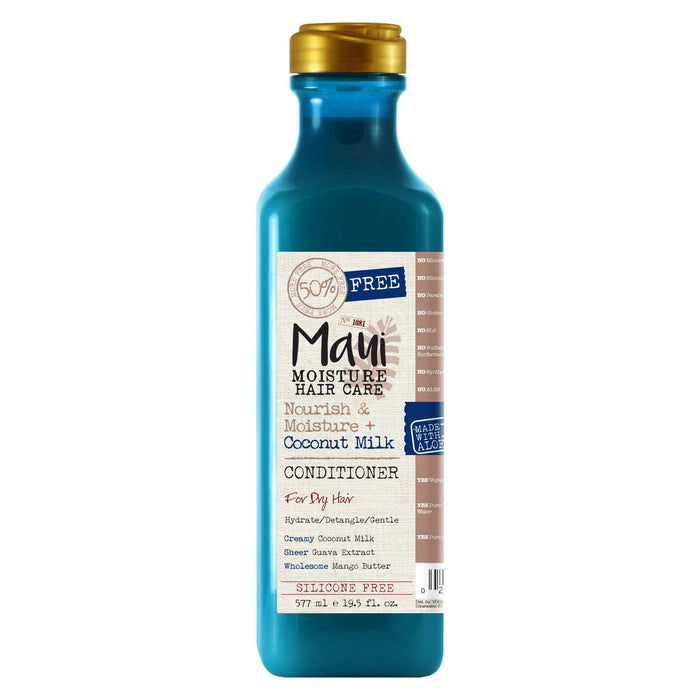 Maui Moisture Nourish & Moisture + Coconut Milk Conditioner, Lightweight, 19.5 fl oz