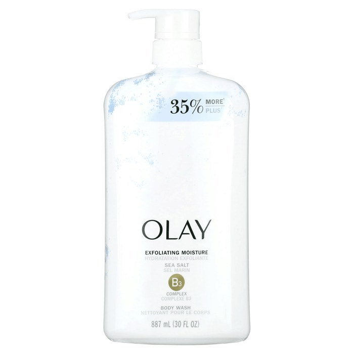 Olay Exfoliating Female Body Wash with Sea Salts, 30 fl oz