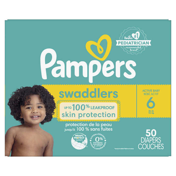 Pampers Swaddlers Diapers Size 6, 50 Count