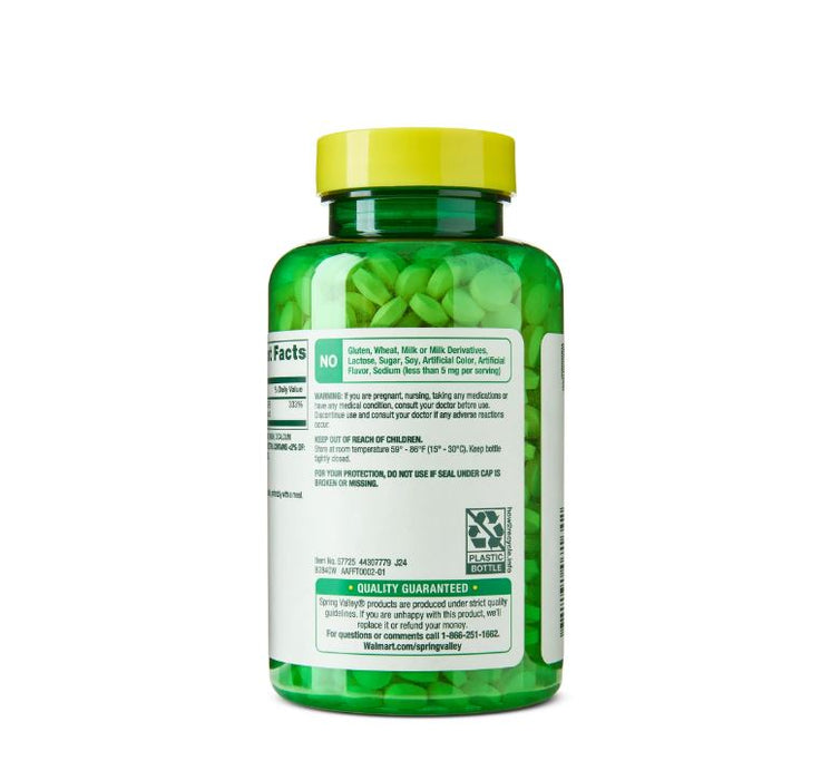 Spring Valley Folate Dietary Supplement, 1,333 mcg DFE, 400 Count