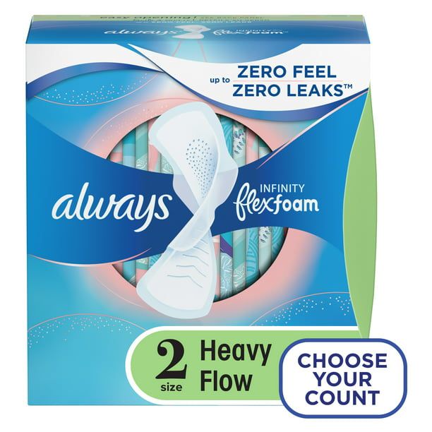 Always Infinity Flexfoam Pads for Women Super Absorbency Unscented; 16 Ct Size 2