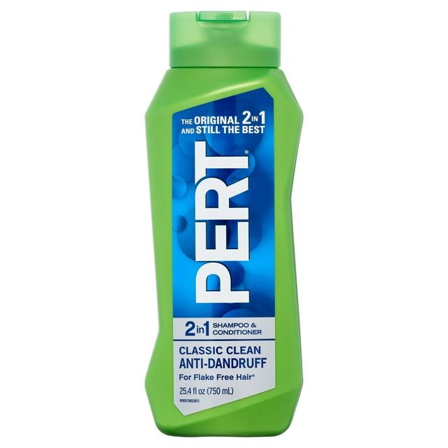 Pert Classic Clean Dandruff Relief 2-in-1 Shampoo Plus Conditioner, 25.4 fl oz