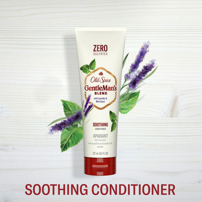 Old Spice Gentleman's Blend Soothing Men's Conditioner Lavender & Mint, All Hair Types, 8 fl oz