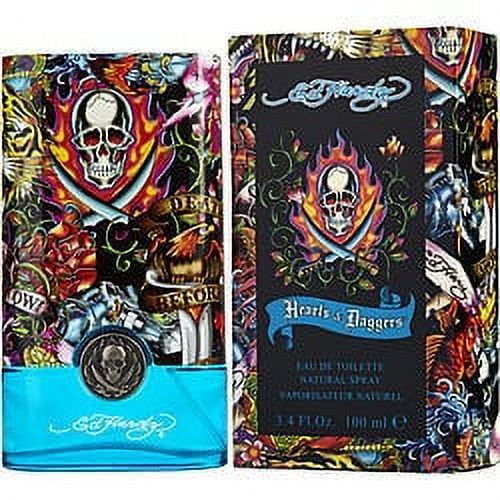 Ed Hardy Hearts & Daggers Cologne,Eau De Toilette Spray For Men 3.4 Oz