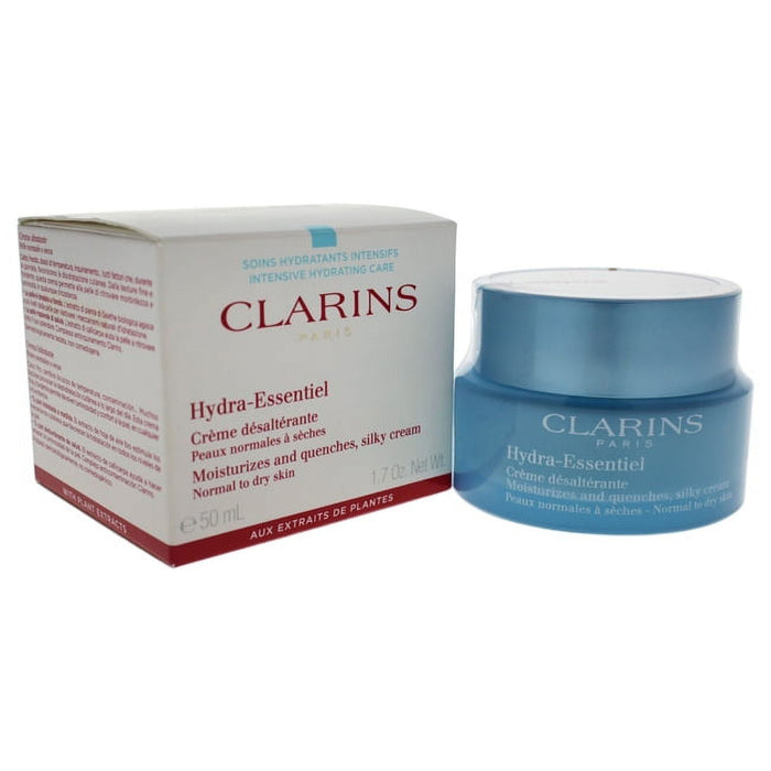 ($48 Value) Clarins Hydra-Essentiel Silky Cream SPF 15, Normal to Dry Skin, 1.7 Oz