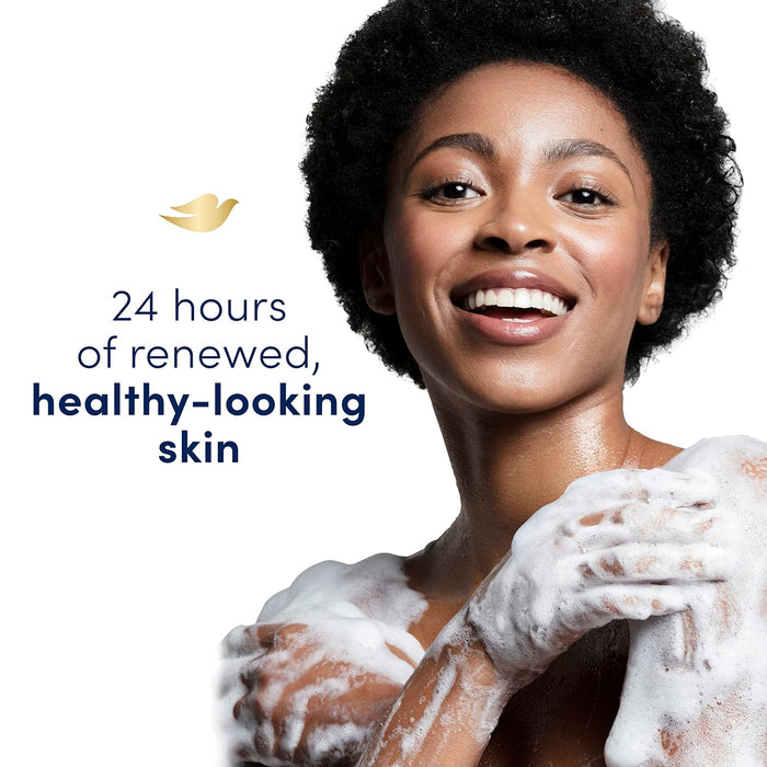Dove Body Wash 4 Count Relaxing Lavender Oil & Chamomile for Renewed, Healthy-Looking Skin Gentle Skin Cleanser with 24hr Renewing MicroMoisture 20 oz