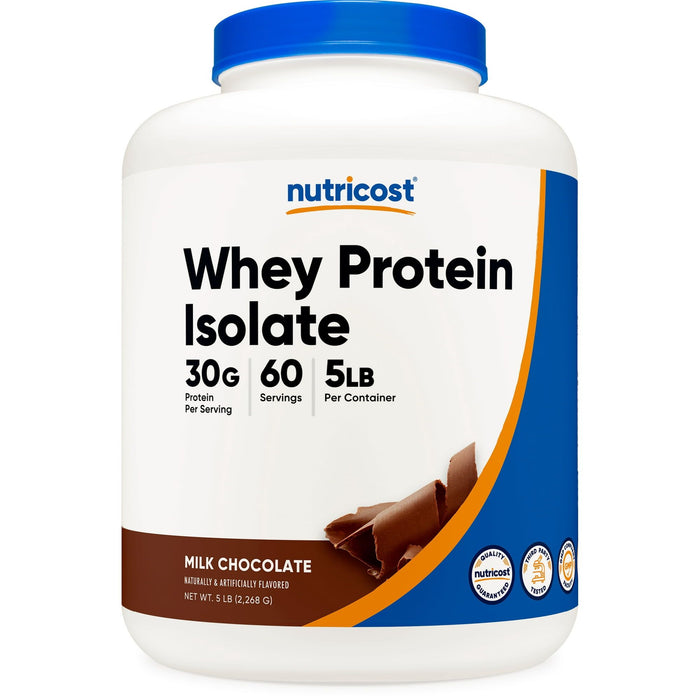 Nutricost Whey Protein Isolate Powder (Milk Chocolate) 5LBS