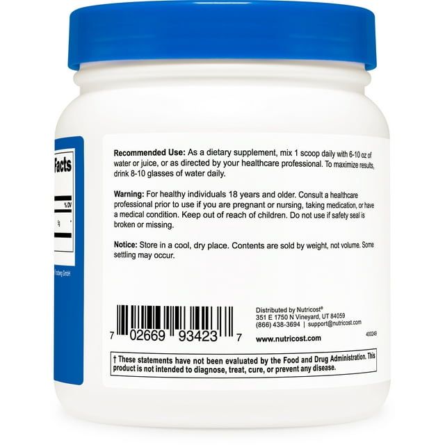 Nutricost Creapure? Creatine Monohydrate Powder (Unflavored) Supplement 500 Grams