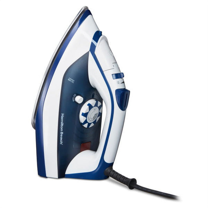 Hamilton Beach Steam Iron, Stainless Steel Soleplate, 14650