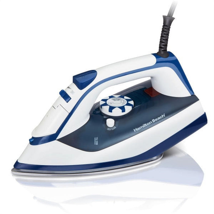 Hamilton Beach Steam Iron, Stainless Steel Soleplate, 14650