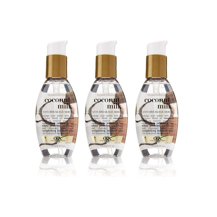 OGX Anti Breakage Serum, Nourishing + Coconut Milk 4 Fl Oz