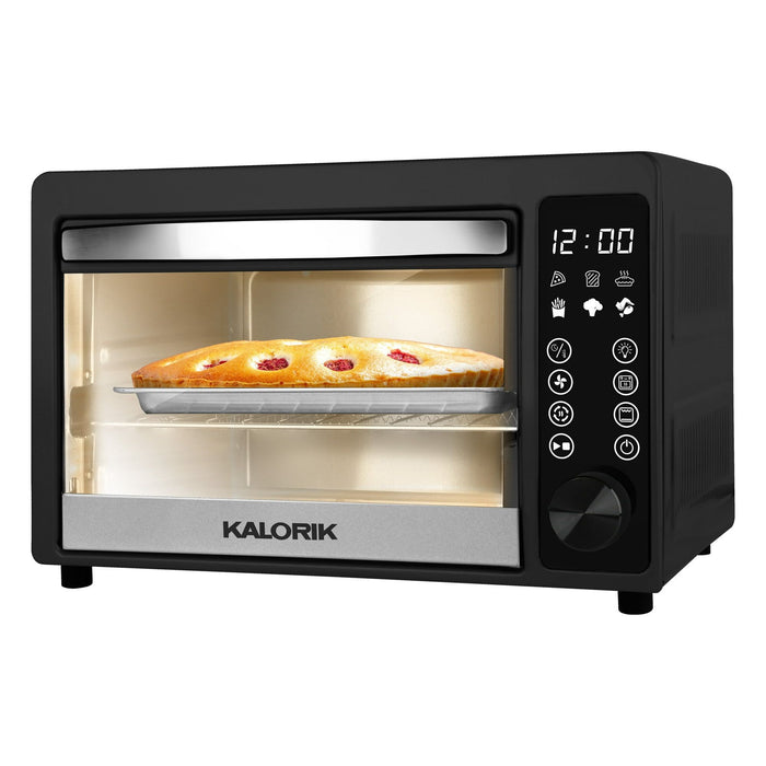 Kalorik? 22-Quart Digital Touchscreen Air Fryer Toaster Oven, Black