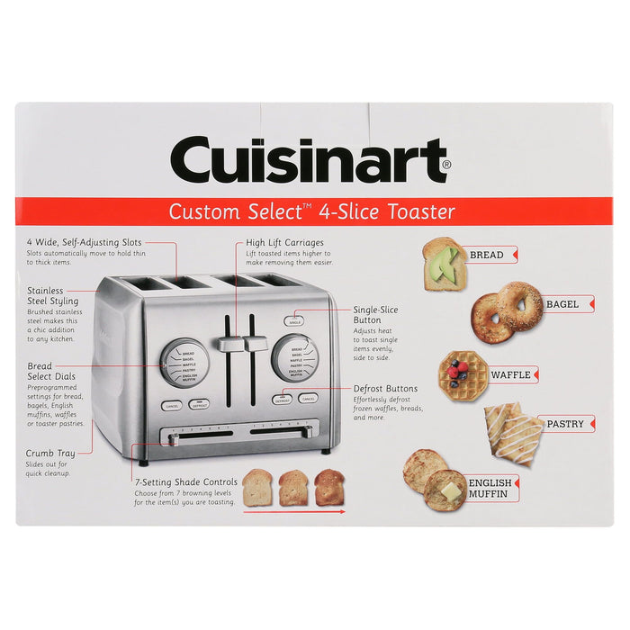 Cuisinart Toasters 4 Slice Toaster, New, CPT-640P1