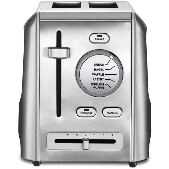 Cuisinart 2 Slice Stainless Steel Custom Select Toaster, New, CPT-620P1