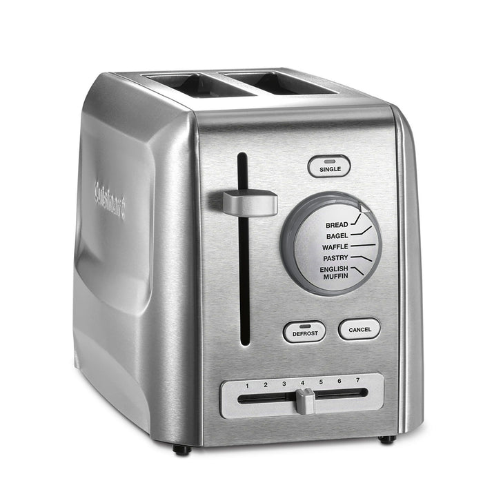 Cuisinart 2 Slice Stainless Steel Custom Select Toaster, New, CPT-620P1