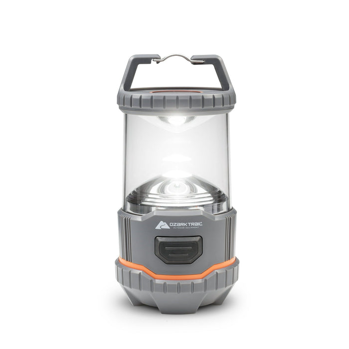 Ozark Trail 200 Lumen LED Battery Powered Lantern, 4 AA Batteries, IPX4 Weather & Drop Resistant