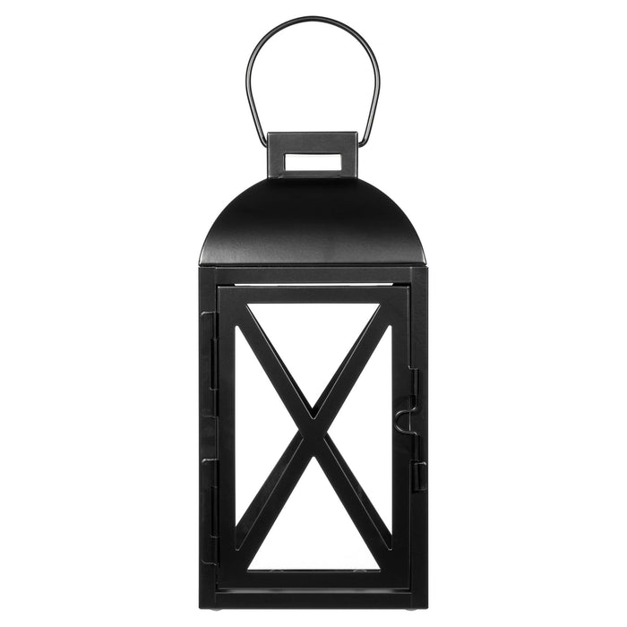 Mainstays Medium Black Metal Candle Holder Lantern