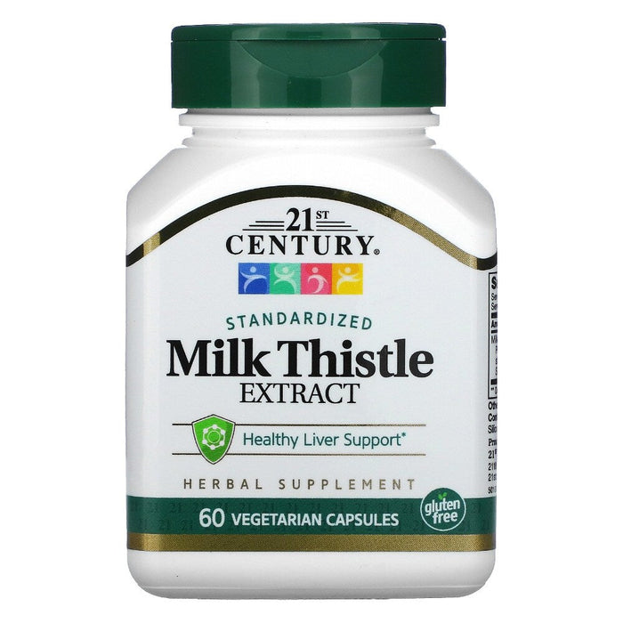 21st Century Milk Thistle Extract Capsules 60 Ct
