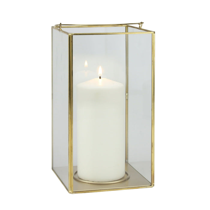 Better Homes & Gardens Decorative Gold Metal Lantern Large [Delivery]