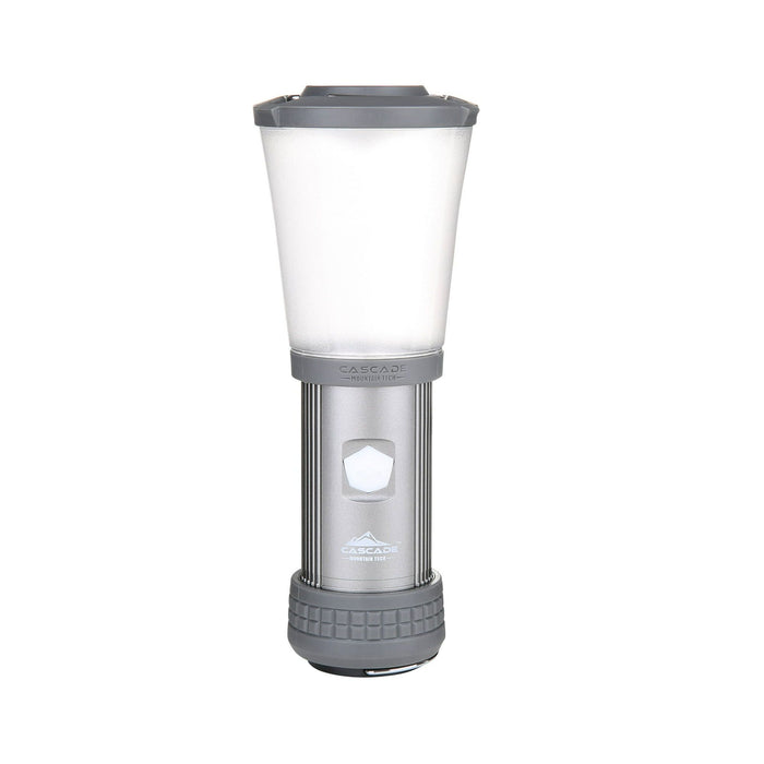 Cascade Mountain Tech Convertible Lantern & Flashlight, Uses AA Batteries, Water Resistant, 500 Lumens Light Output ¨C Dark Grey