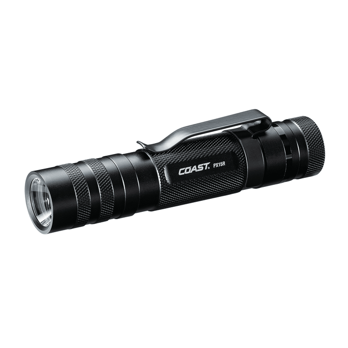 COAST PX15R 1000 Lumen Rechargeable Dual Power IP54 Rated LED Flashlight, 4.7 oz.