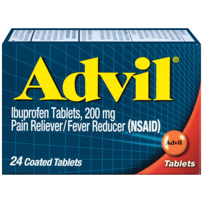 Advil Pain and Headache Reliever Ibuprofen Tablets; 200 mg; 24 Count