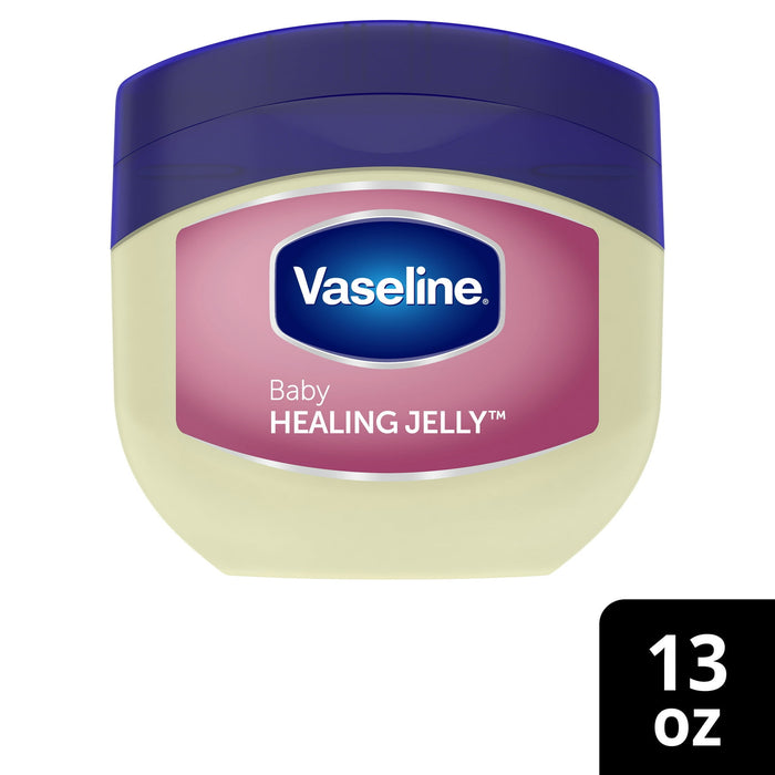 Vaseline Hypoallergenic Baby Oil Diaper Rash Cream Healing Petroleum Jelly, 13 oz