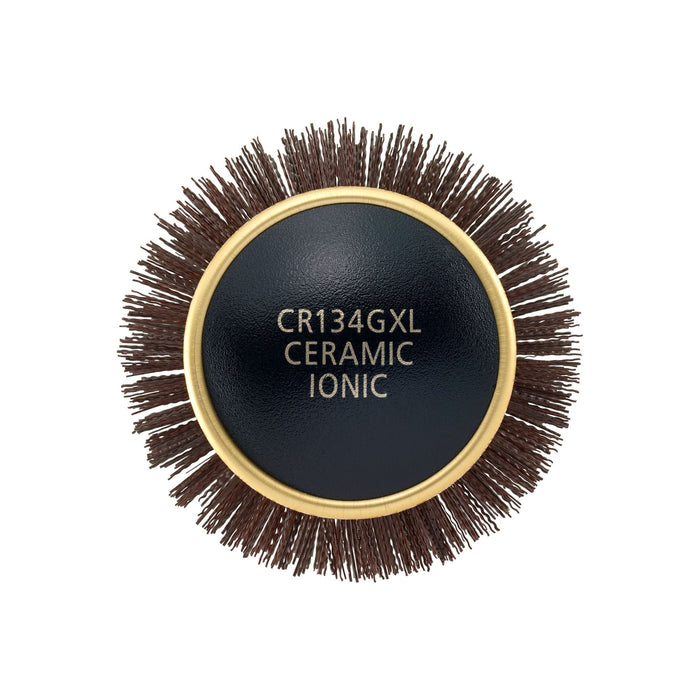 Gold Nano Ceramic Hair Brush with 6 Inch XL Barrel