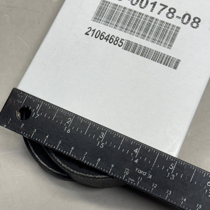 (2 PACK) Cogged V-Belt Sz 7.5" L x 5" W, Black R-50-00178-08