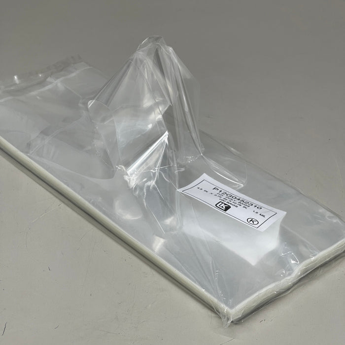 (100 PACK) Clear Gusseted Poly Plastic Bags Candy Cookie 1.5 Mil 4.5"x 2.75"x 10.75"