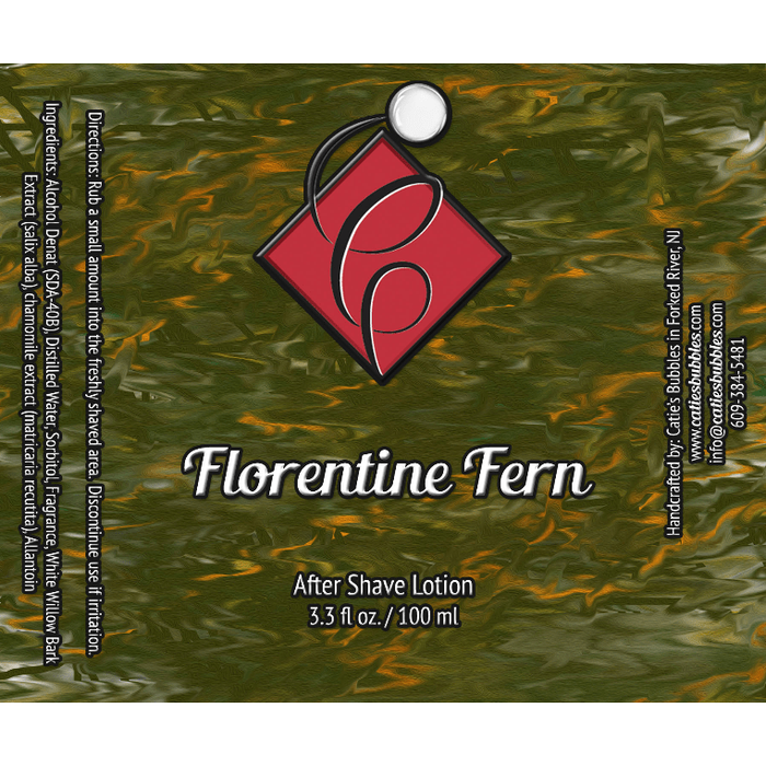 Catie's Bubbles Florentine Fern Shaving Collection