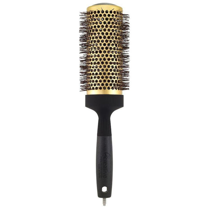 Gold Nano Ceramic Hair Brush with 6 Inch XL Barrel