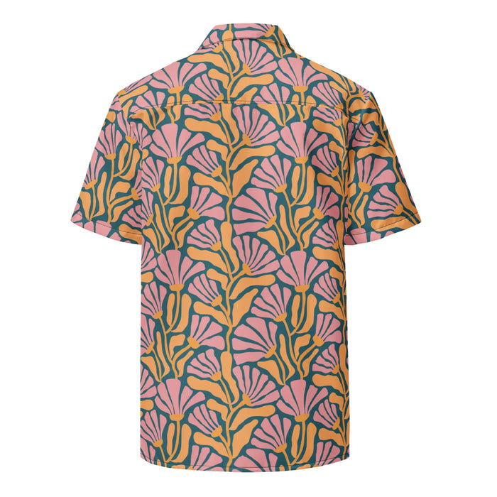 Tropic Orchid Point Button Down Hawaiian Shirt - Coastal Summer 2024 Collection