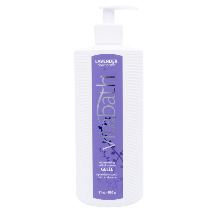 Vitabath Lavender Chamomile Moisturizing Bath & Shower Gelee 21 oz