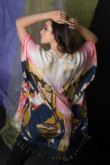 "Lady in the Golden Chair" Kimono