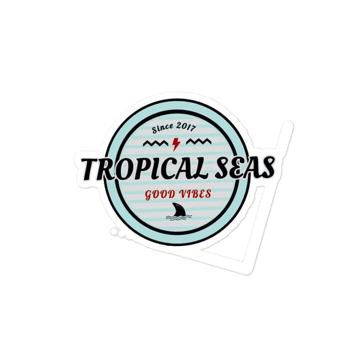 Retro Tropical Seas stickers